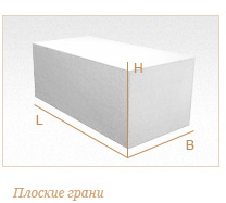 Газобетонный блок ГРАС D350, 600x200x200 мм